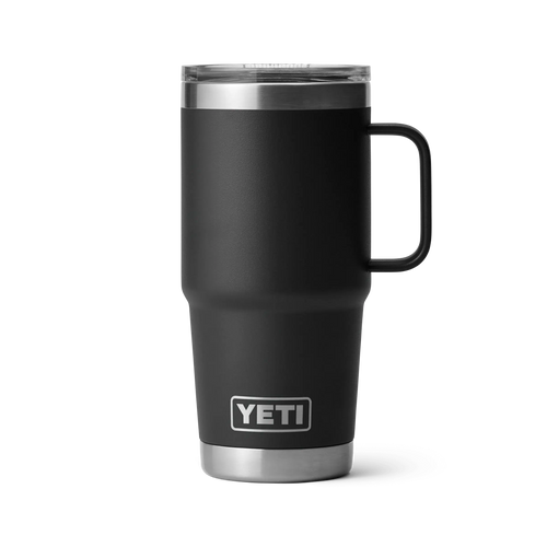 Yeti 20oz (591ml) Travel Mug with Stronghold Lid-Drinkware-Yeti-Black-Fishing Station