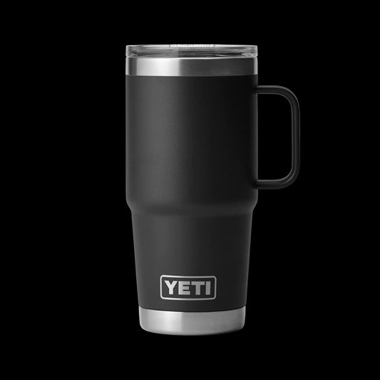 Yeti 20oz (591ml) Travel Mug with Stronghold Lid-Drinkware-Yeti-Black-Fishing Station