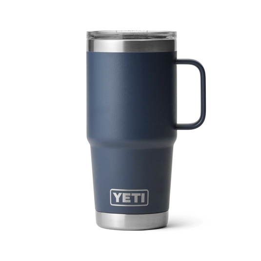 Yeti 20oz (591ml) Travel Mug with Stronghold Lid-Drinkware-Yeti-Navy-Fishing Station