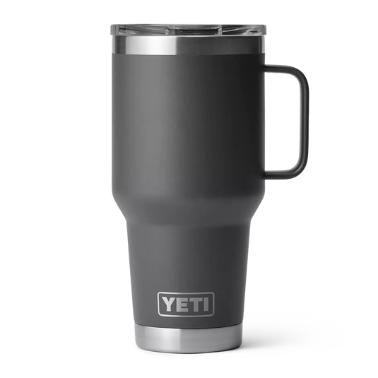 Yeti 30oz (887ml) Travel Mug with Stronghold Lid-Drinkware-Yeti-Black-Fishing Station
