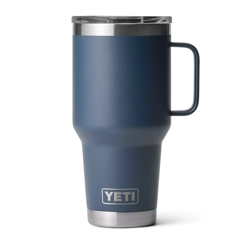 Yeti 30oz (887ml) Travel Mug with Stronghold Lid-Drinkware-Yeti-Navy-Fishing Station