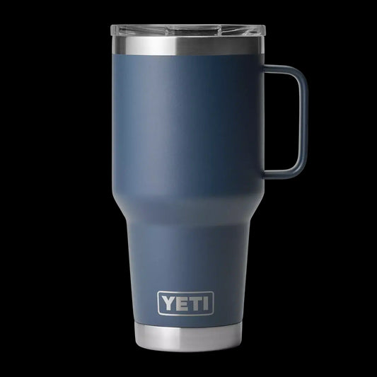Yeti 30oz (887ml) Travel Mug with Stronghold Lid-Coolers & Drinkware-Yeti-Navy-Fishing Station