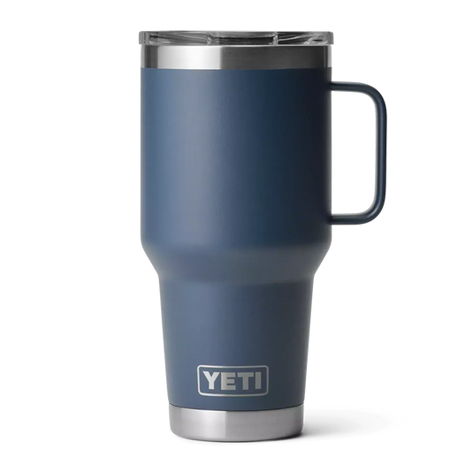 Yeti 30oz (887ml) Travel Mug with Stronghold Lid-Drinkware-Yeti-Navy-Fishing Station