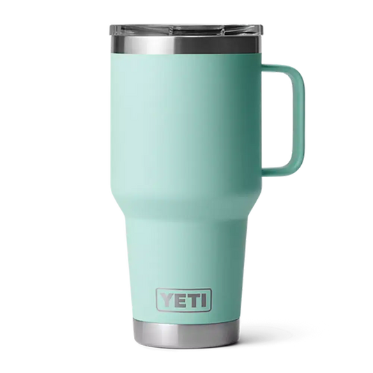 Yeti 30oz (887ml) Travel Mug with Stronghold Lid-Drinkware-Yeti-Seafoam-Fishing Station