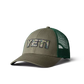 Yeti Camo Logo Badge Trucker Hat-Hats & Headwear-Yeti-Olive-Fishing Station