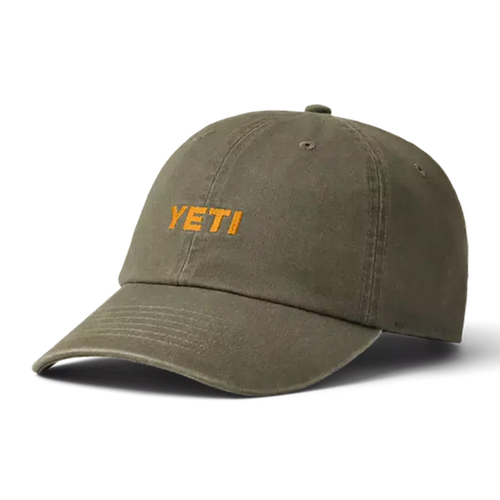 Yeti Logo Baseball Cap-Hats & Headwear-Yeti-Dark Olive-Fishing Station