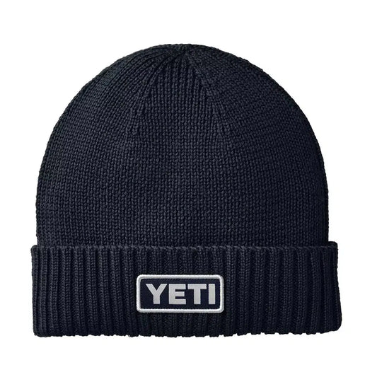 Yeti Logo Beanie-Hats & Headwear-Yeti-Navy-Fishing Station