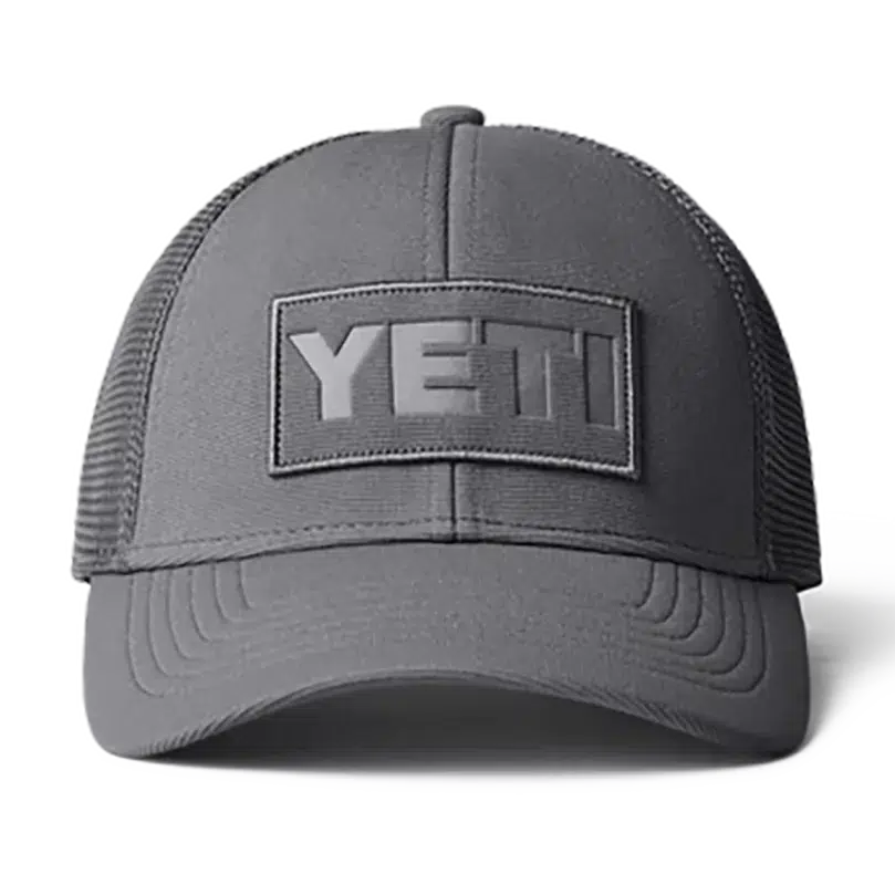 Yeti Patch Trucker Hat-Hats & Headwear-Yeti-Grey on Grey-Fishing Station