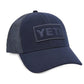 Yeti Patch Trucker Hat-Hats & Headwear-Yeti-Navy on Navy-Fishing Station