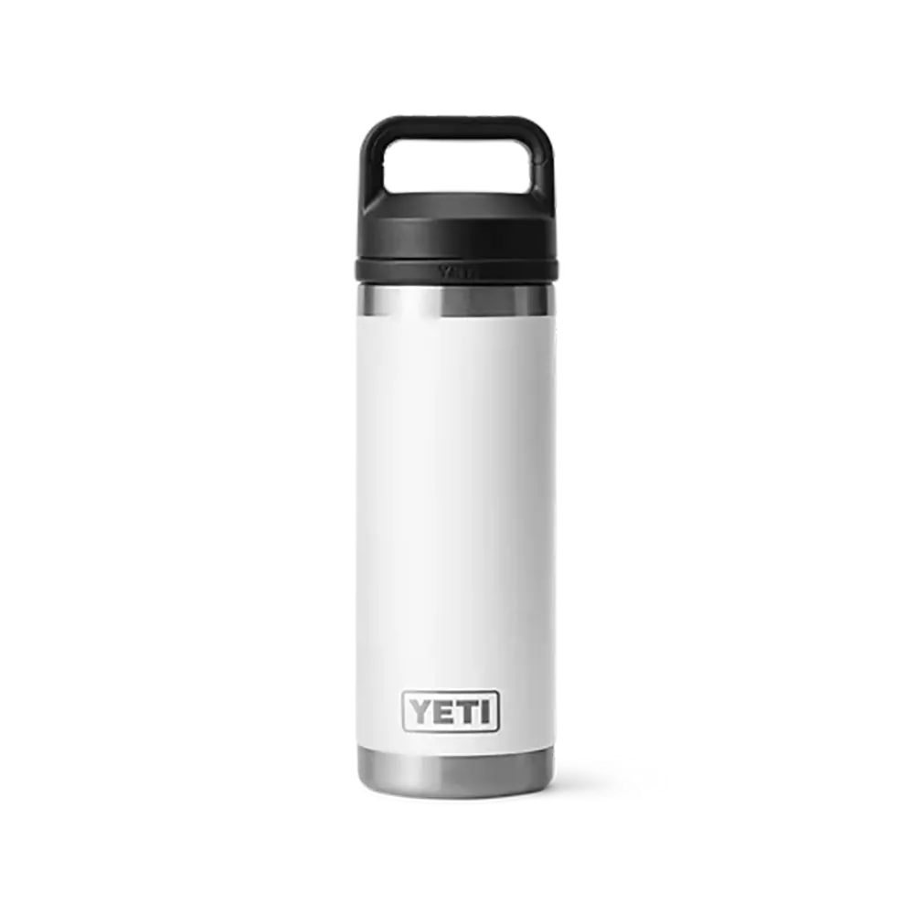 Yeti Rambler 18oz (532ml) Reusable Bottle with Chug Cap-Coolers & Drinkware-Yeti-White-Fishing Station