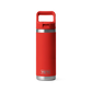 Yeti Rambler 18oz (532ml) Reusable Bottle with Straw Cap-Drinkware-Yeti-Canyon Red-Fishing Station