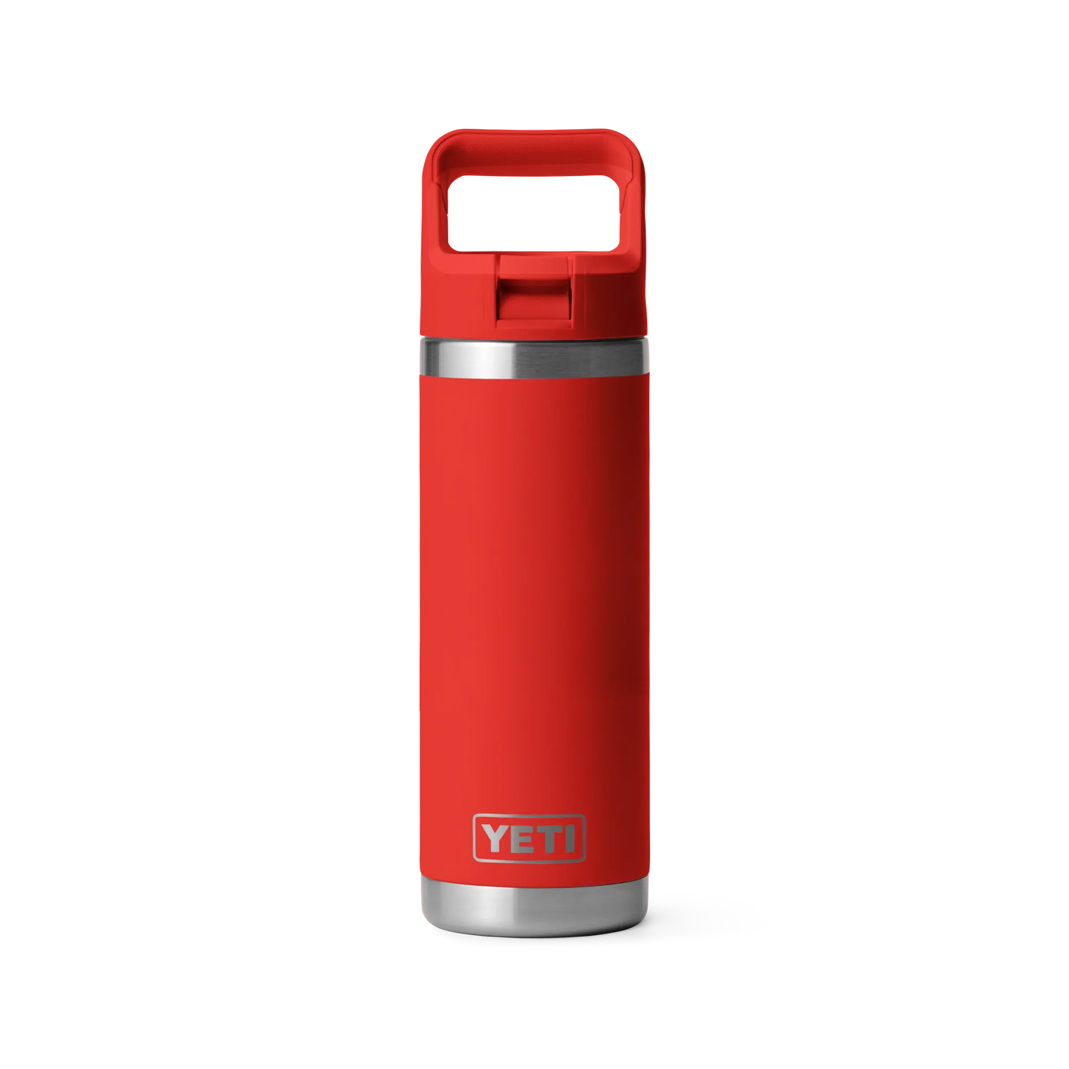 Yeti Rambler 18oz (532ml) Reusable Bottle with Straw Cap-Drinkware-Yeti-Canyon Red-Fishing Station