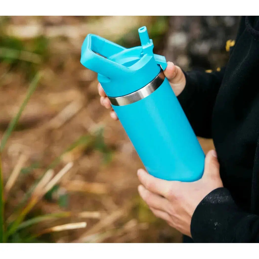 Yeti Rambler 18oz (532ml) Reusable Bottle with Straw Cap-Drinkware-Yeti-Chartreuse-Fishing Station