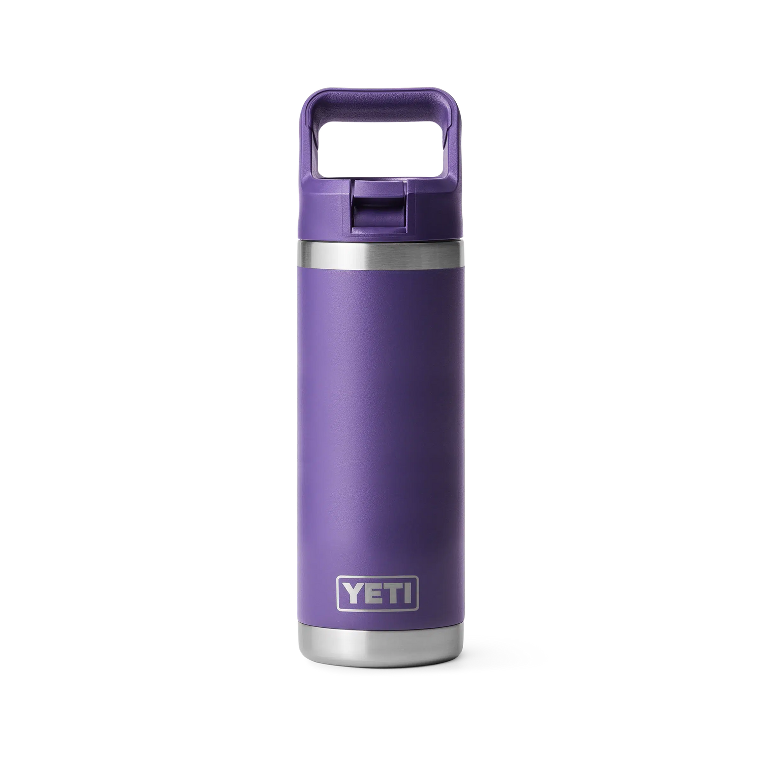 Yeti Rambler 18oz (532ml) Reusable Bottle with Straw Cap-Drinkware-Yeti-Peak Purple-Fishing Station