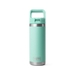 Yeti Rambler 18oz (532ml) Reusable Bottle with Straw Cap-Drinkware-Yeti-Seafoam-Fishing Station