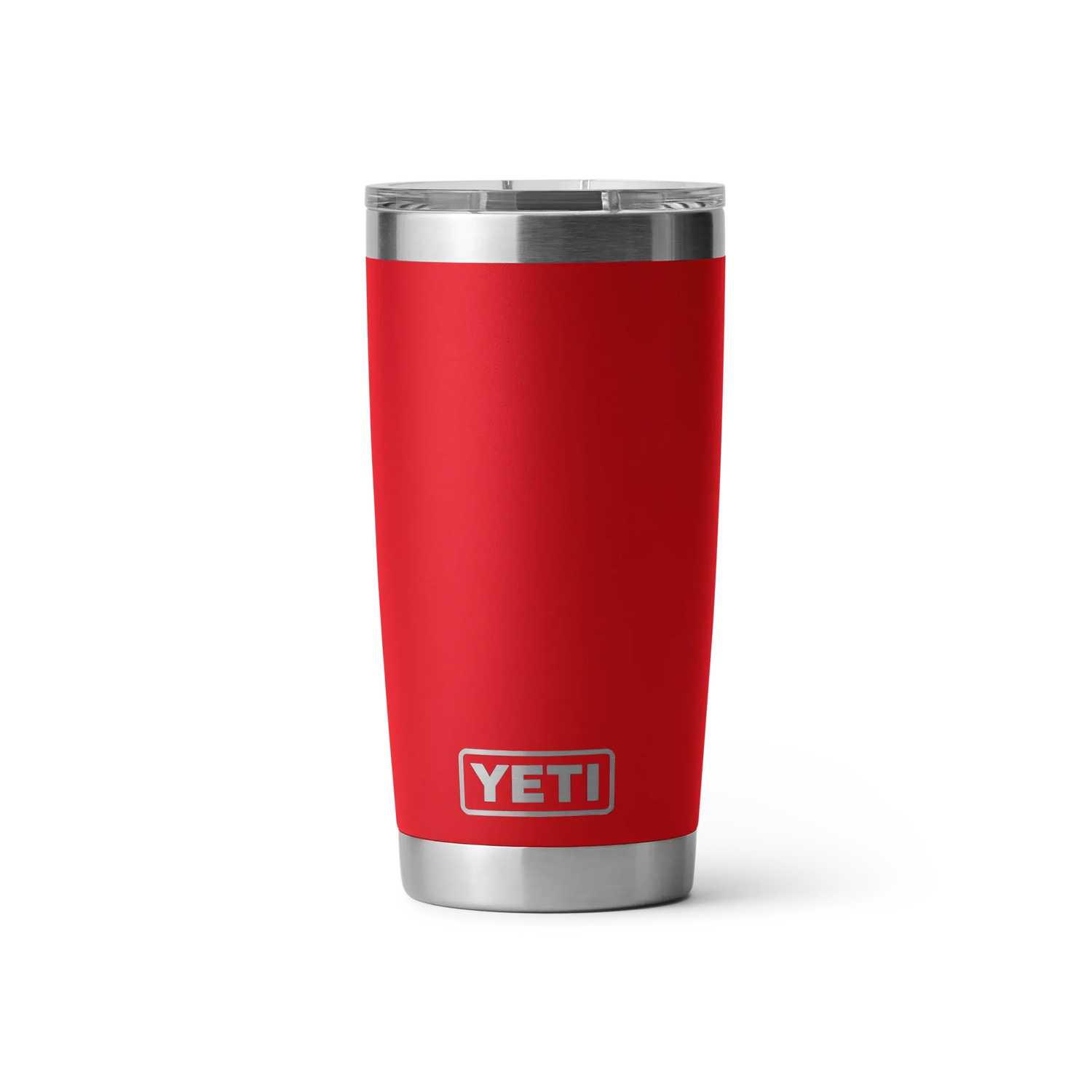 Yeti Rambler 20oz (591ml) Tumbler with Lid-Drinkware-Yeti-Rescue Red-Fishing Station