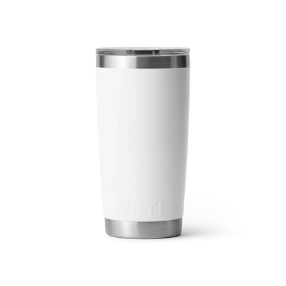 Yeti Rambler 20oz (591ml) Tumbler with Lid-Drinkware-Yeti-White-Fishing Station