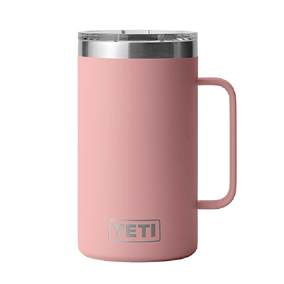 Yeti Rambler 24oz (709ml) Mug with Lid-Coolers & Drinkware-Yeti-Sandstone Pink-Fishing Station