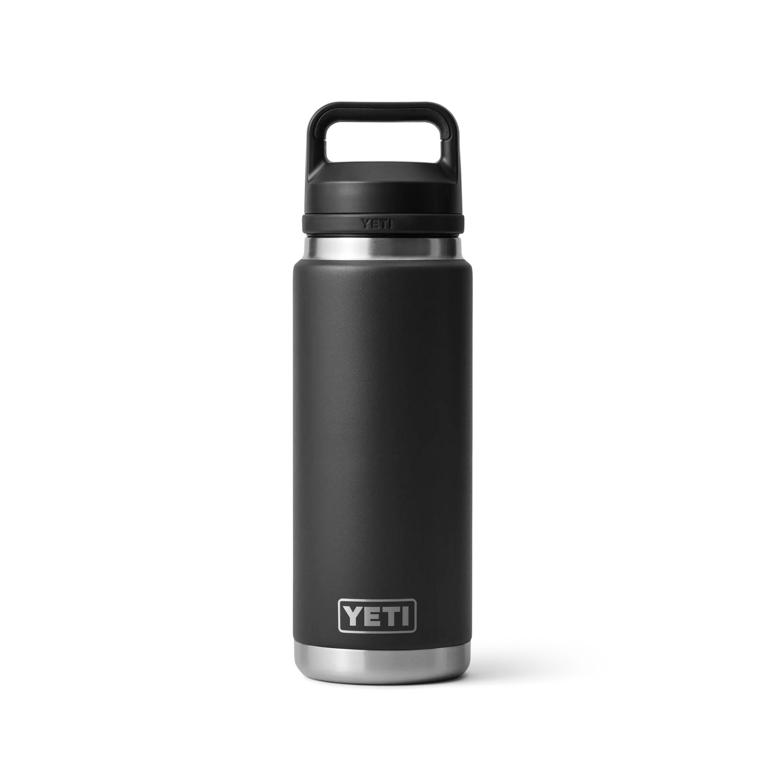 Yeti Rambler 26oz (769ml) Reuseable Bottle with Chug Cap-Drinkware-Yeti-Black-Fishing Station