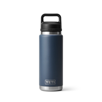 Yeti Rambler 26oz (769ml) Reuseable Bottle with Chug Cap-Coolers & Drinkware-Yeti-Navy-Fishing Station
