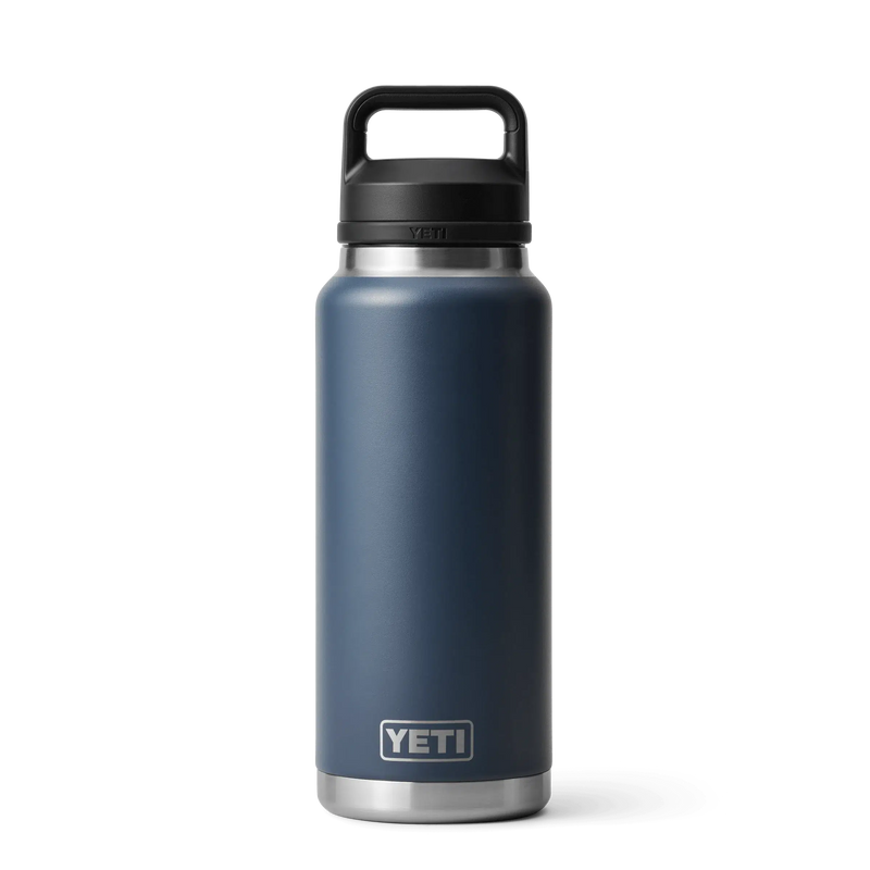 Load image into Gallery viewer, Yeti Rambler 36oz (1L) Reuseable Bottle with Chug Cap-Drinkware-Yeti-Navy-Fishing Station
