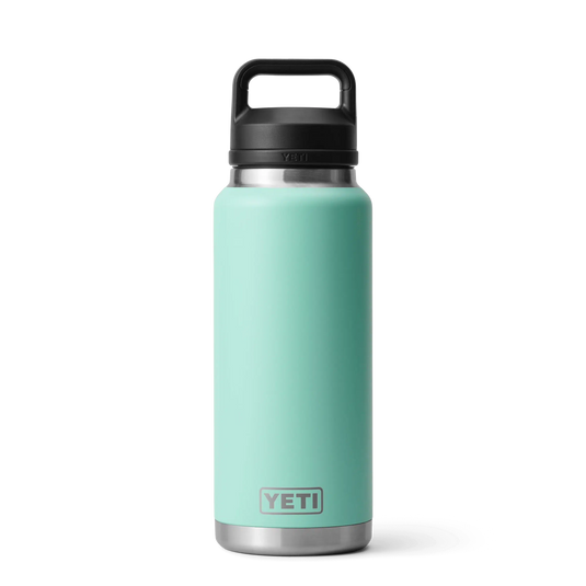Yeti Rambler 36oz (1L) Reuseable Bottle with Chug Cap-Drinkware-Yeti-Seafoam-Fishing Station