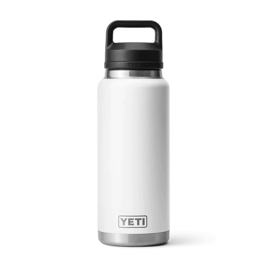 Yeti Rambler 36oz (1L) Reuseable Bottle with Chug Cap-Drinkware-Yeti-White-Fishing Station