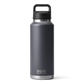 Yeti Rambler 46oz (1.36L) Reusable Bottle with Chug Cap-Drinkware-Yeti-Charcoal-Fishing Station