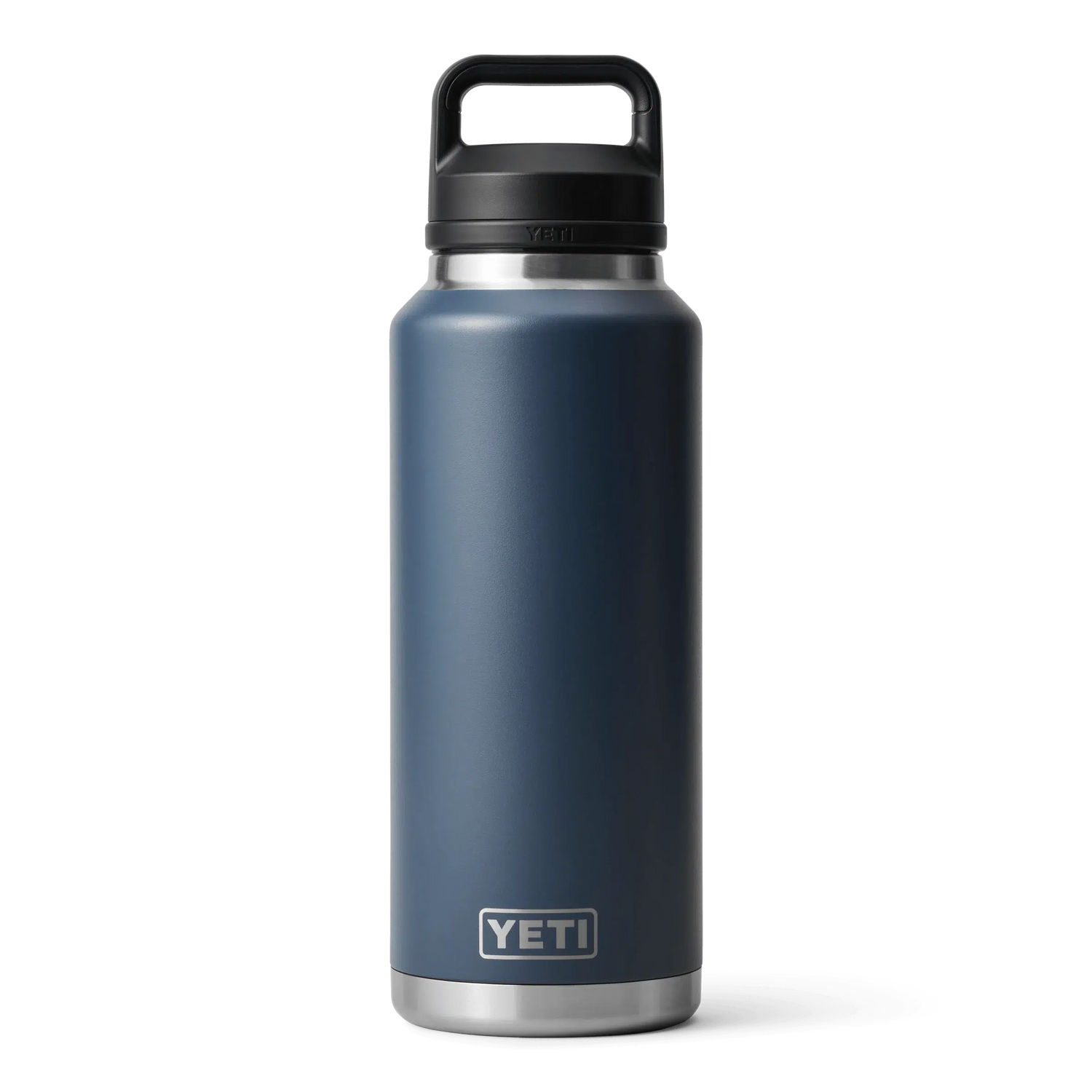 Yeti Rambler 46oz (1.36L) Reusable Bottle with Chug Cap-Drinkware-Yeti-Navy-Fishing Station