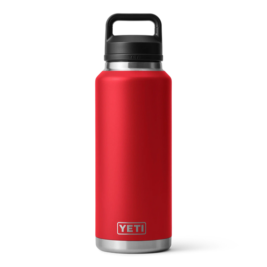 Yeti Rambler 46oz (1.36L) Reusable Bottle with Chug Cap-Drinkware-Yeti-Rescue Red-Fishing Station
