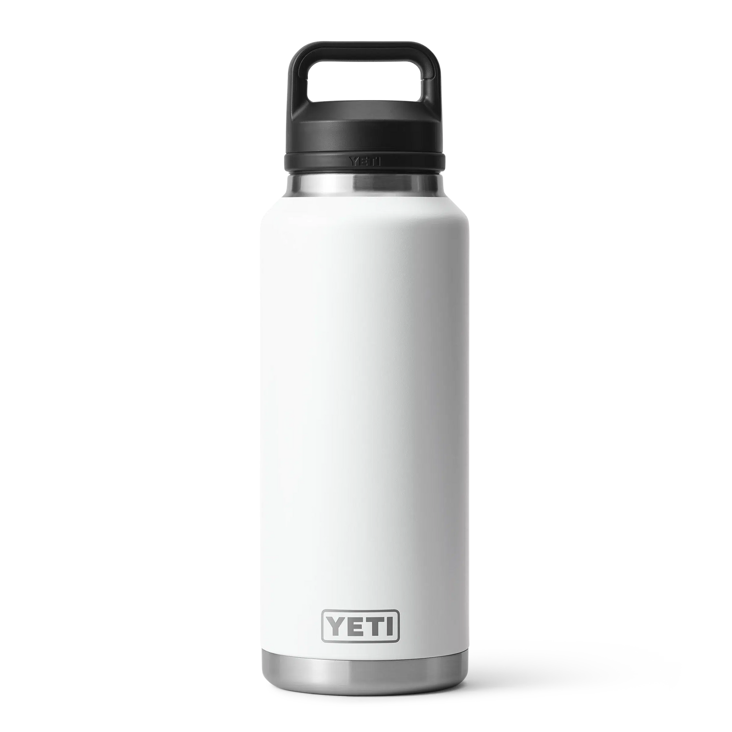 Yeti Rambler 46oz (1.36L) Reusable Bottle with Chug Cap-Drinkware-Yeti-White-Fishing Station
