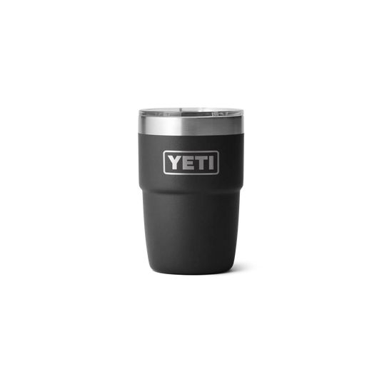 Yeti Rambler 8oz Stackable Tumbler-Drinkware-Yeti-Black-Fishing Station