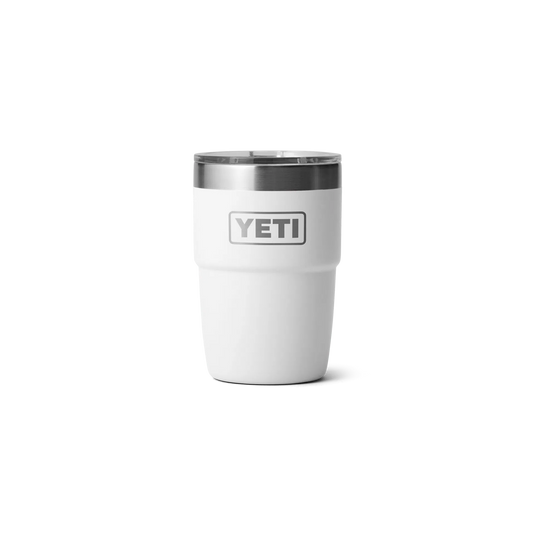 Yeti Rambler 8oz Stackable Tumbler-Drinkware-Yeti-White-Fishing Station