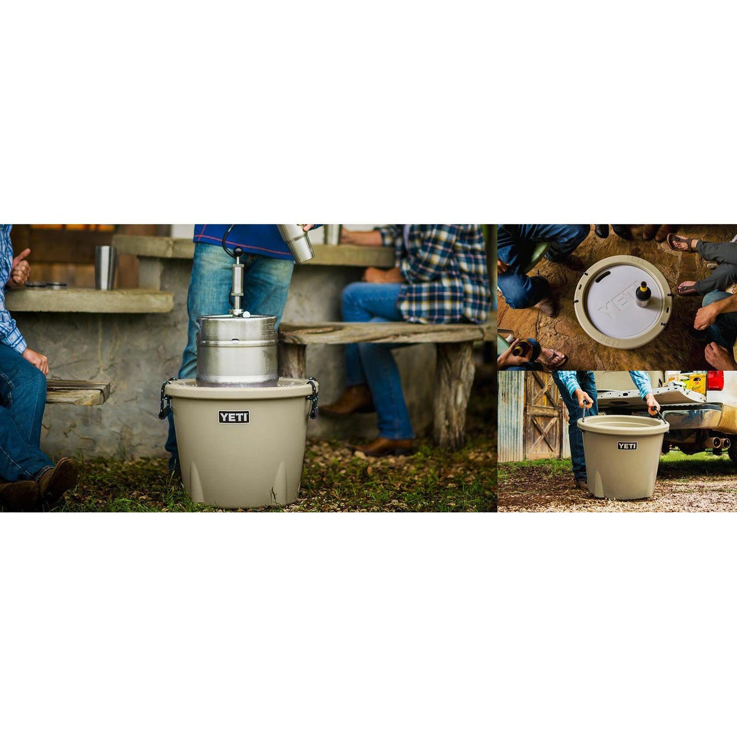 Yeti Tank 85 Party Bucket-Portable Coolers-Yeti-White-Fishing Station