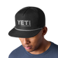 Yeti Coolers Mid-Pro Flat Brim Rope Hat-Hats & Headwear-Yeti-Black-Fishing Station