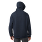 Yeti Logo Built For The Wild Fleece Hoodie Navy