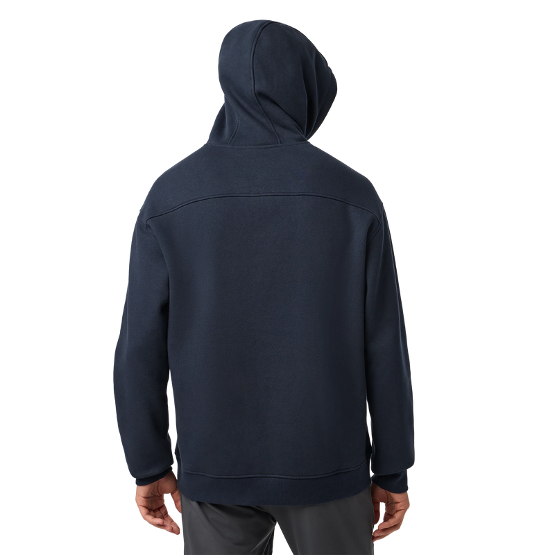 Load image into Gallery viewer, Yeti Logo Built For The Wild Fleece Hoodie Navy
