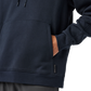 Yeti Logo Built For The Wild Fleece Hoodie Navy