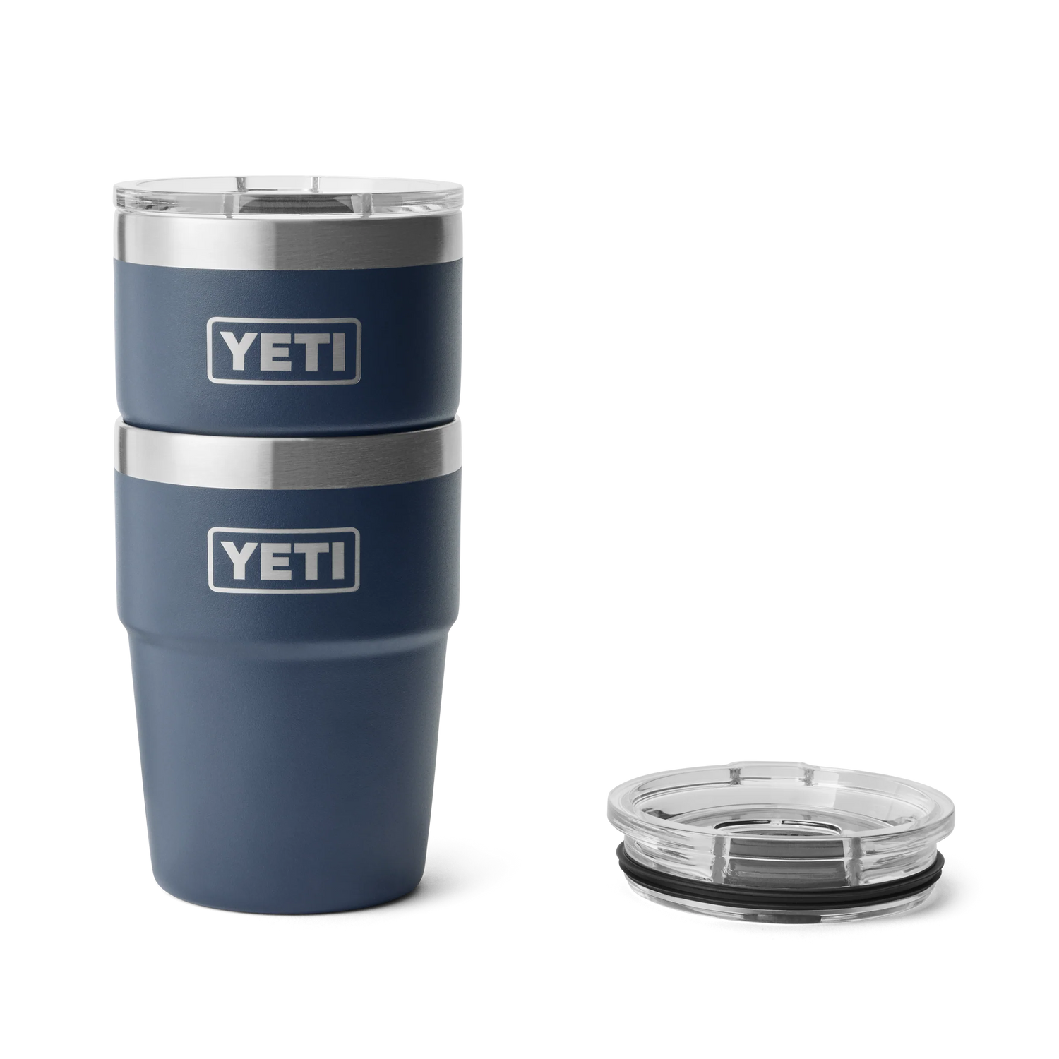 Yeti Rambler 16oz (473ml) Stackable Cup-Drinkware-Yeti-Black-Fishing Station