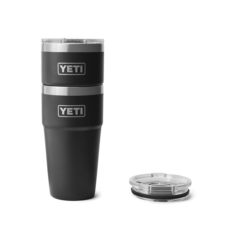 Load image into Gallery viewer, Yeti Rambler 20oz (591ml) Stackable Cup-Drinkware-Yeti-Black-Fishing Station

