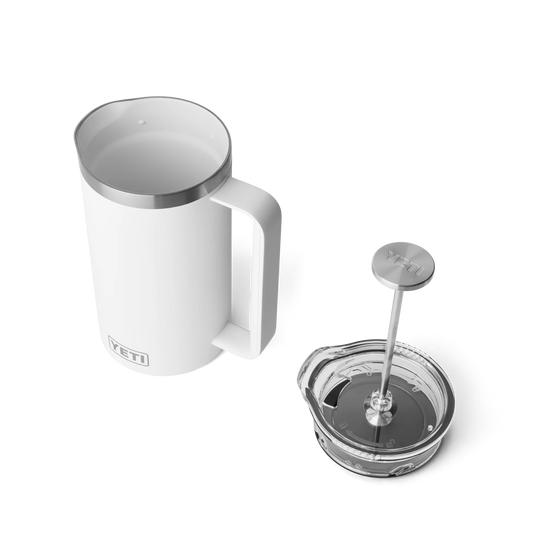 Yeti Rambler 34oz French Press-Drinkware-Yeti-White-Fishing Station