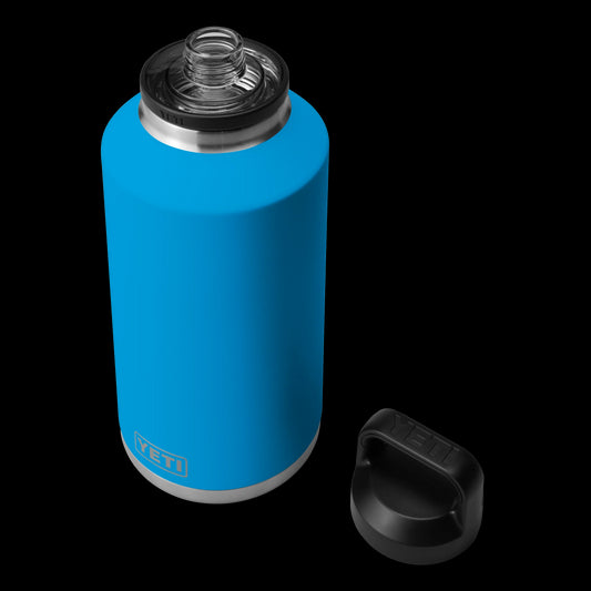 Yeti Rambler 64oz (1.89L) Reusable Bottle with Chug Cap-Drinkware-Yeti-Black-Fishing Station