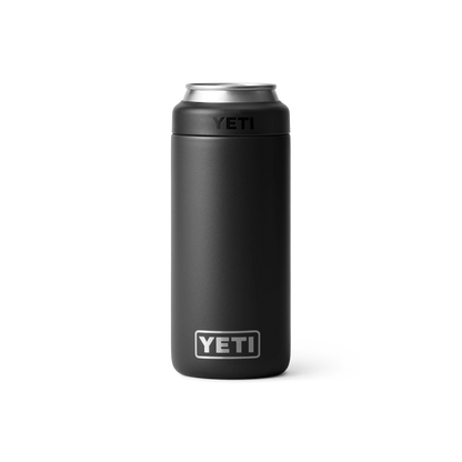 Yeti Rambler Colster Slim Can Cooler (355ml)-Coolers & Drinkware-Yeti-Black-Fishing Station