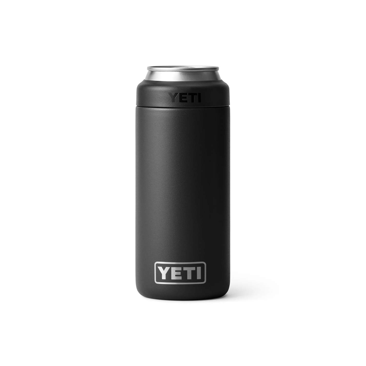 Yeti Rambler Colster Slim Can Cooler (355ml)-Drinkware-Yeti-Black-Fishing Station