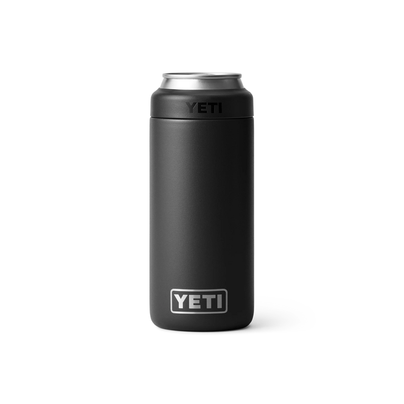 Load image into Gallery viewer, Yeti Rambler Colster Slim Can Cooler (355ml)-Drinkware-Yeti-Black-Fishing Station
