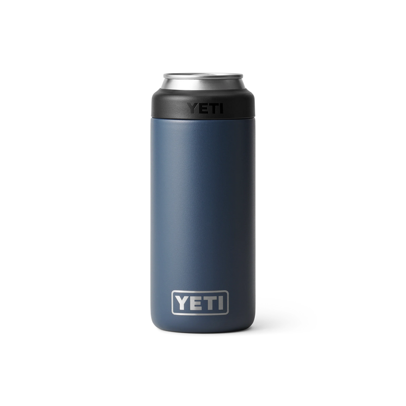Load image into Gallery viewer, Yeti Rambler Colster Slim Can Cooler (355ml)-Drinkware-Yeti-Navy-Fishing Station
