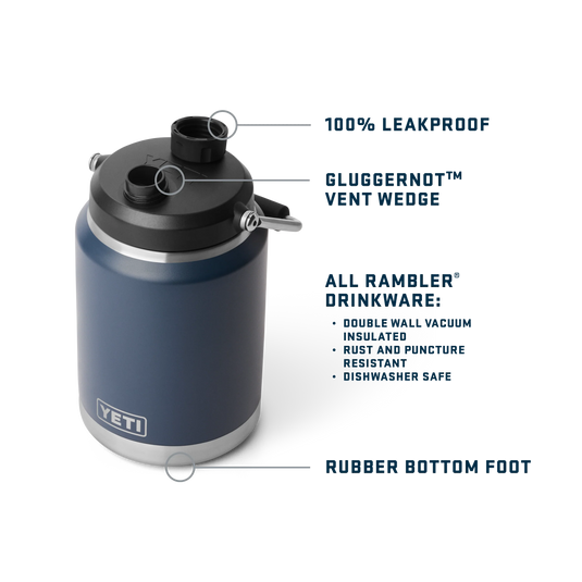 Yeti Rambler Half Gallon (1.9L) Jug 2.0