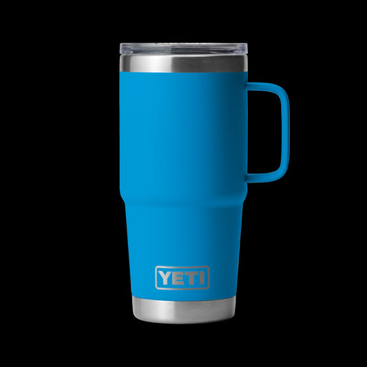 Yeti 20oz (591ml) Travel Mug with Stronghold Lid-Coolers & Drinkware-Yeti-Big Wave Blue-Fishing Station