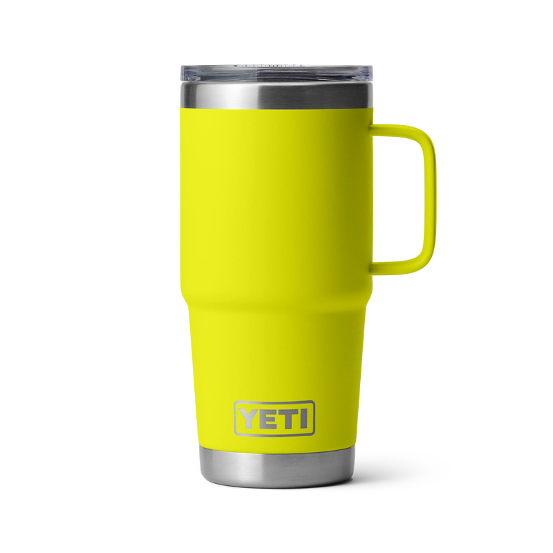Load image into Gallery viewer, Yeti 20oz (591ml) Travel Mug with Stronghold Lid-Drinkware-Yeti-Firefly Yellow-Fishing Station
