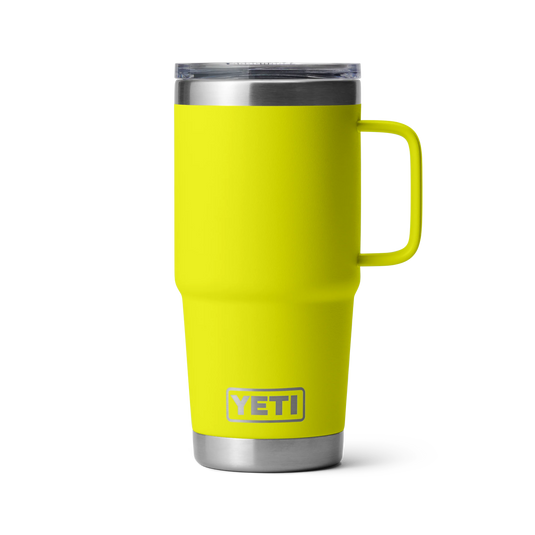 Yeti 20oz (591ml) Travel Mug with Stronghold Lid-Drinkware-Yeti-Firefly Yellow-Fishing Station